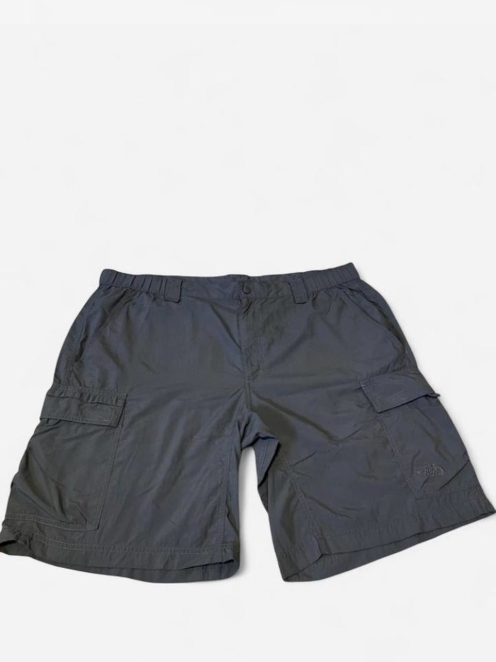The North Face Men's Charcoal Cargo Shorts Lightweight Hiking Utility Size XL